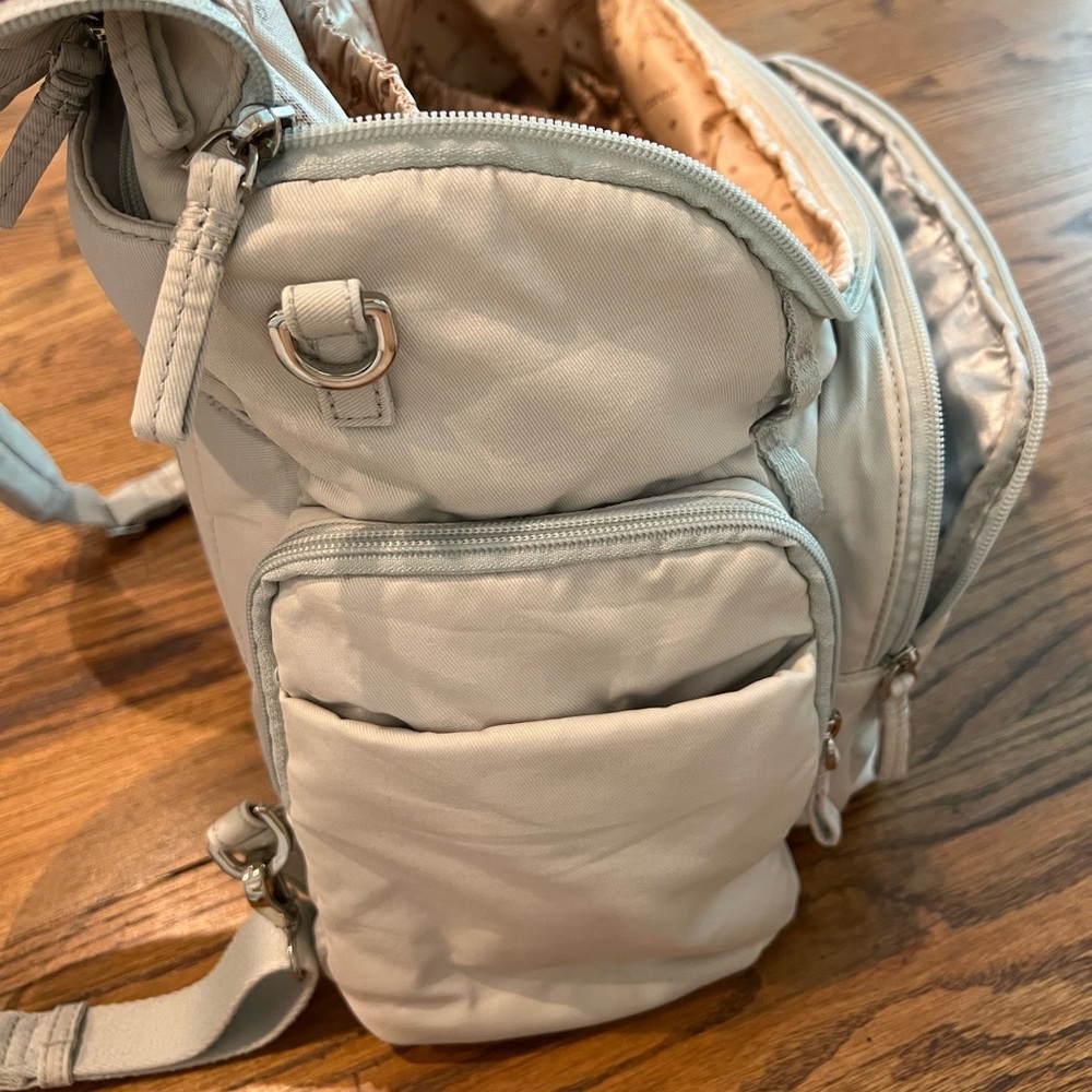 CARAA large baby bag organic cotton in dove - Picture 12 of 14